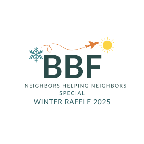 Neighbors Helping Neighbors: BBF Special Winter Raffle 2025 - logo
